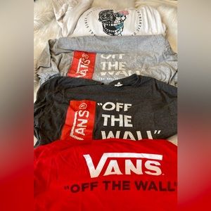 VANS 3 XL 1 L TSHIRTS LOT OF 4